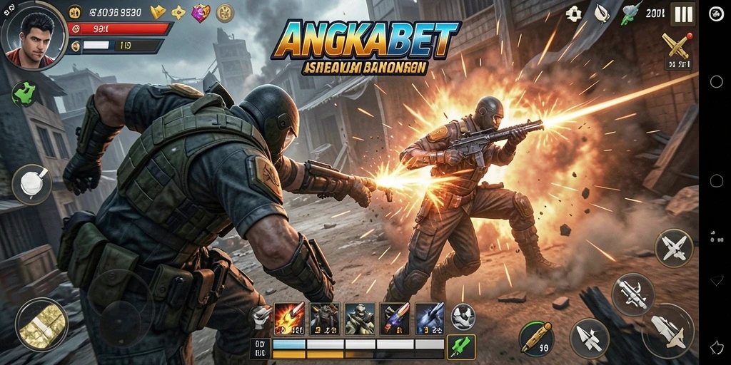 Screenshot gameplay ANGKABET menampilkan aksi seru dengan grafis menawan.