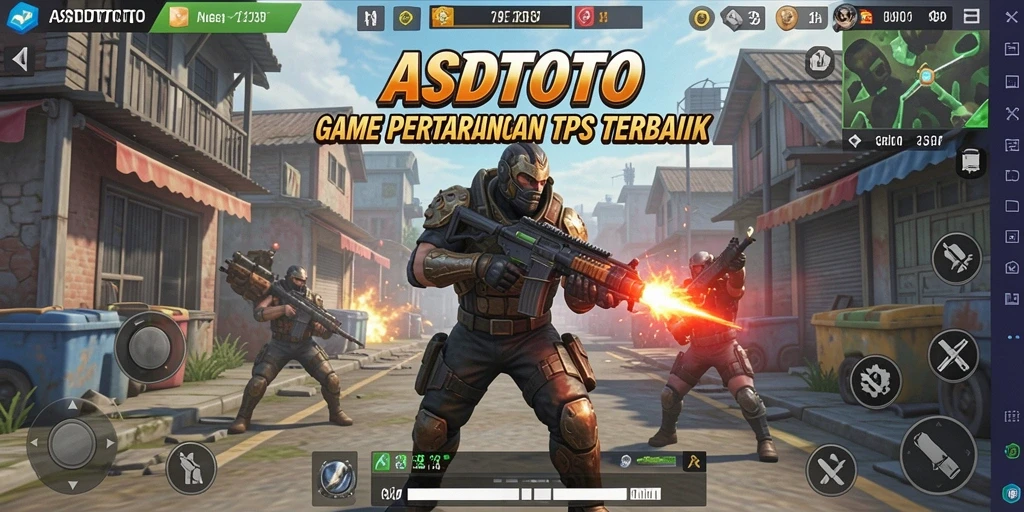 Tangkapan layar gameplay ASDTOTO menampilkan aksi pertempuran yang intens.