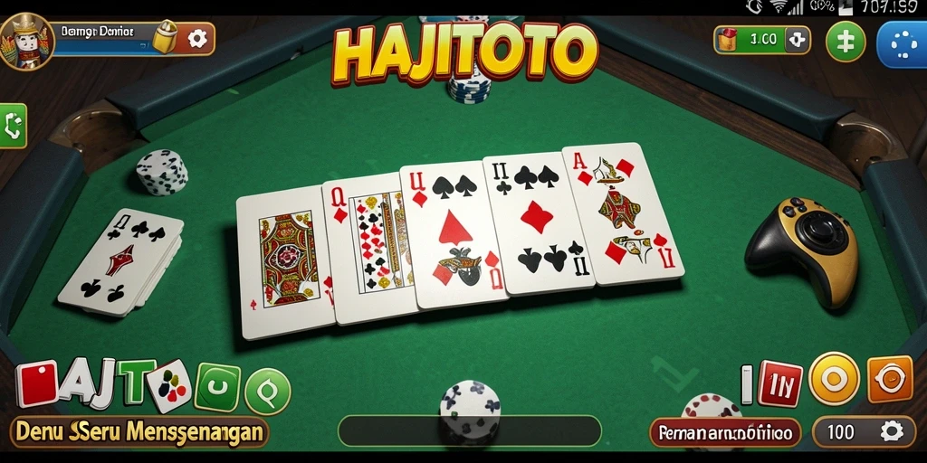 Tampilan menarik dari gameplay Domino di HAJITOTO.