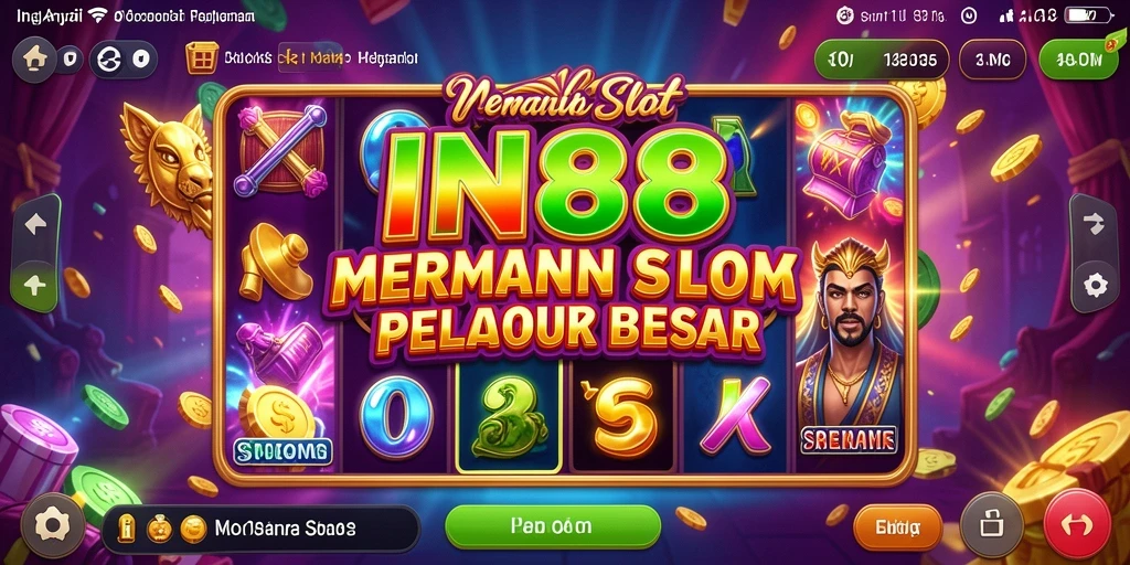 Gambaran menarik gameplay Slot di aplikasi IN88.