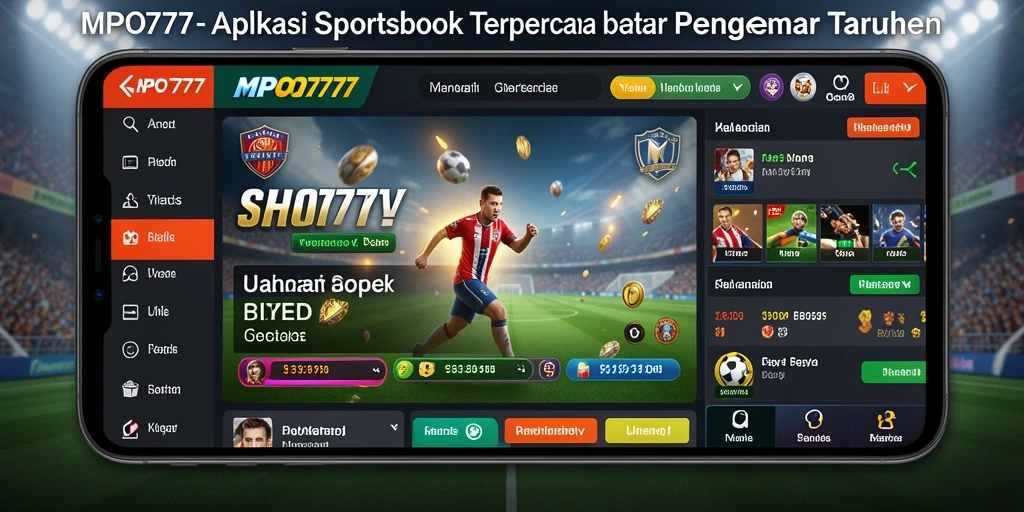 Tangkapan layar gameplay Sportsbook MPO777 yang menampilkan berbagai opsi taruhan.