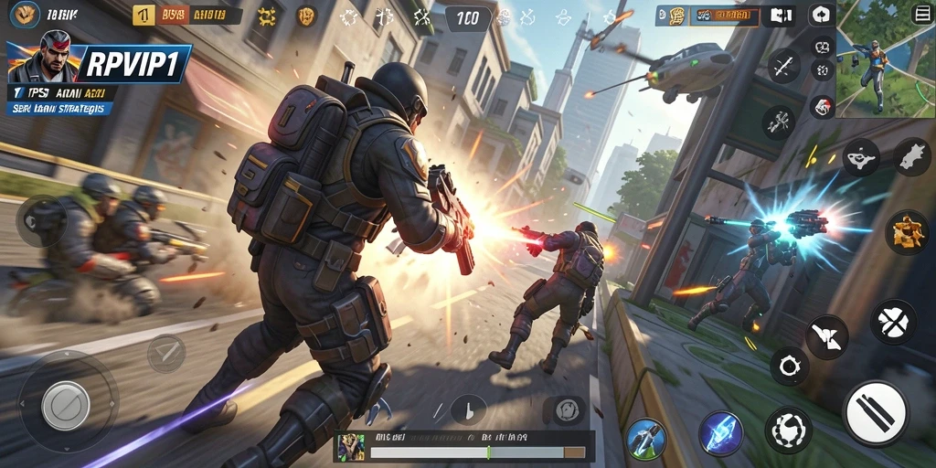 Screenshot dari gameplay RPVIP1 yang menunjukkan aksi mendebarkan.