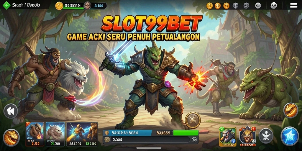Tampilan gameplay SLOT99BET dengan aksi yang menegangkan.