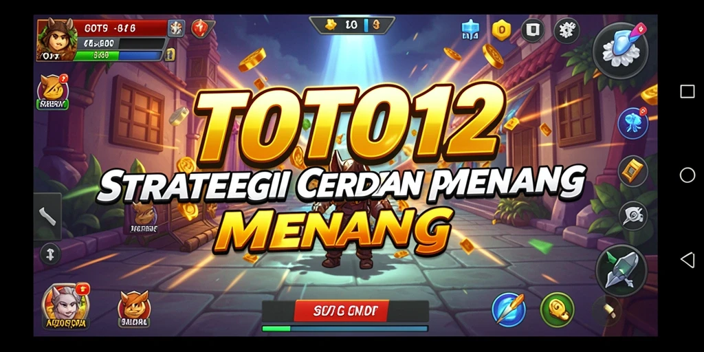 Screenshot utama TOTO12 menampilkan aksi seru dalam strategi permainan.